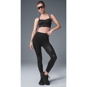 Alo Yoga Women's Moto Leggings size X- small black
